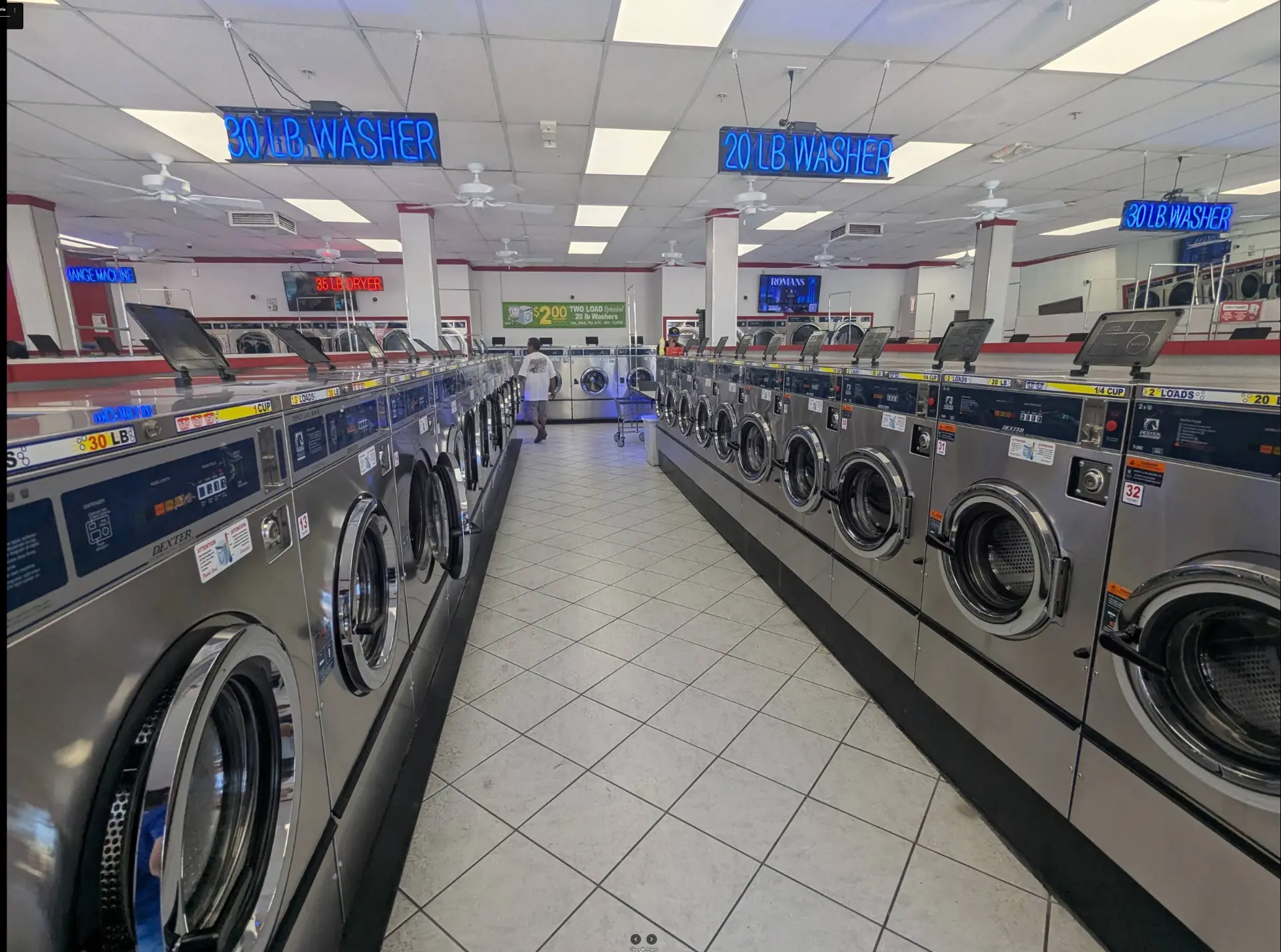 Main interior at iClean Laundry, 506 W Chapman Avenue